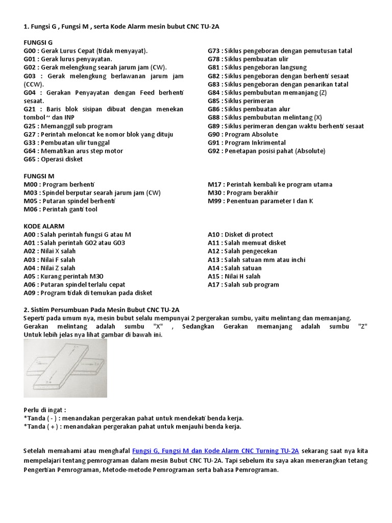 Kode CNC | PDF