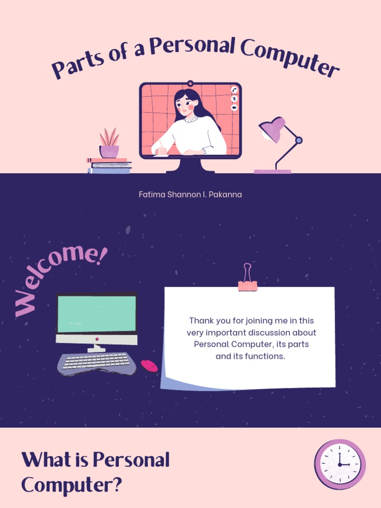 Personal Computer Parts and Functions | PDF | Personal Computers ...