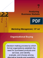 Analyzing Business Markets: Marketing Management, 13 Ed