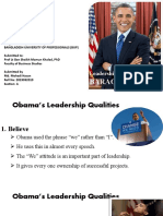 Barack Obama: Leadership in Contex