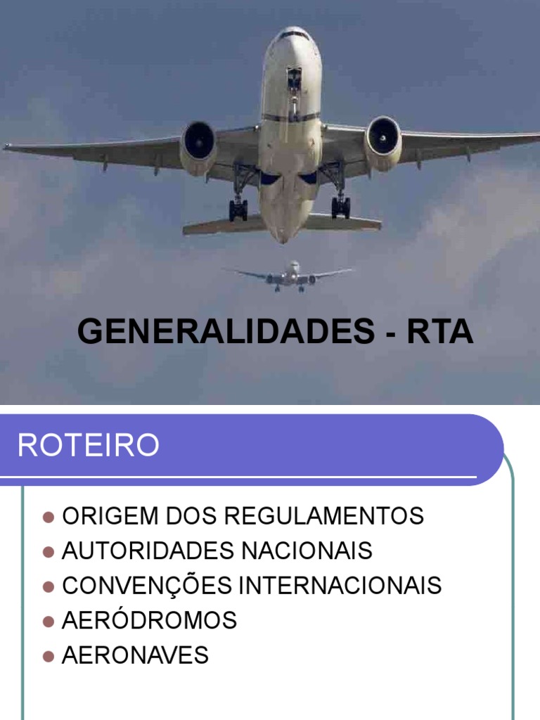 Aula 1 PC - Introdução Ao Rta | PDF | Pista | Aeroporto