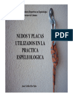 Nudos y Placas Espeleología