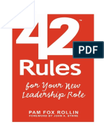 42 Rules for Your New Leadership Role_ the Manual They Didn't Hand You When You Made VP, Director, Or Manager ( PDFDrive )
