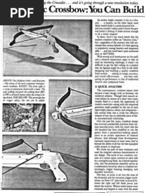 [Explosives.and.Weapons] Build Your Own Classic Crossbow