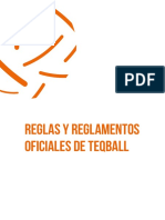 1 Las Reglas y Regulaciones Oficiales de Teqball