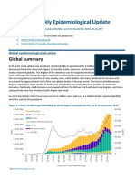 COVID-19 Weekly Epidemiological Update