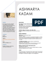 Aishwarya Kadam 'CV'