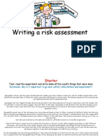 Writing A Risk Assessment