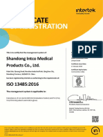 Example ISO13485 Certificate