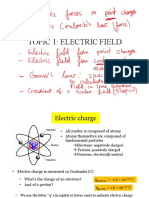 Topic 1: Electric Field