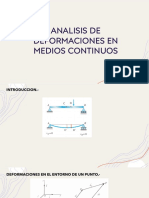 Analisis de Deformaciones en Medios Continuos