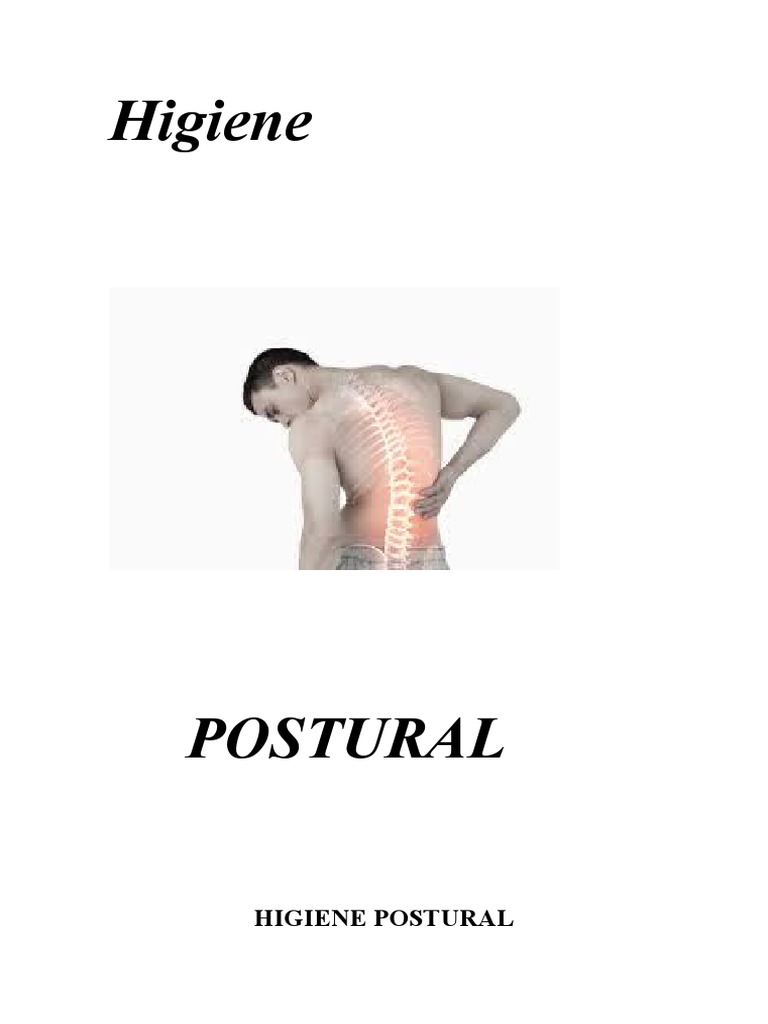 Guía de Higiene Postural y Corporal | PDF | Dolor lumbar | Salud y ...