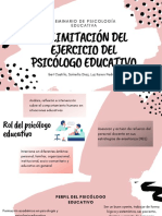 Rol del psicólogo educativo 