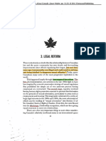Legal Reform: Canadian Charterqf Rightsqf Freedoms