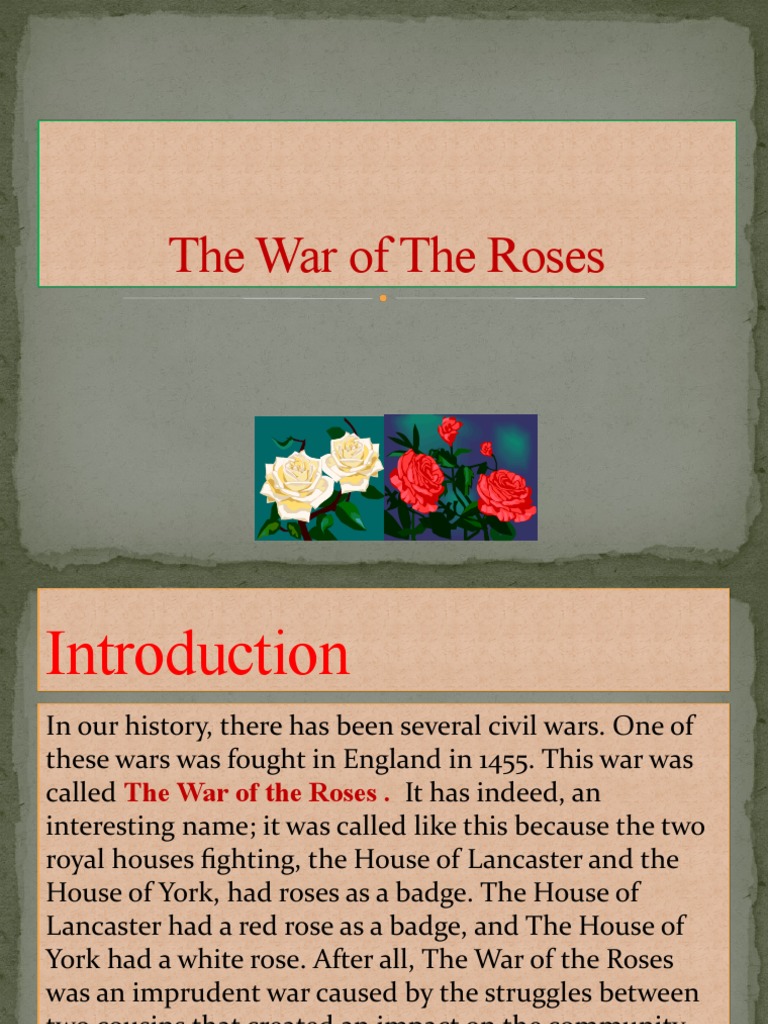 War of Roses: Causes and Impact | PDF | House Of York | Wars Of The Roses