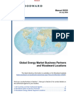 Global Energy Market Business Partners and Woodward Locations