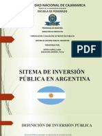 Sitema de Inversión Pública de Argentina