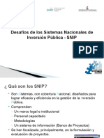 1 Desafios de Los Sistemas Nacionales de Inversion Publica Eduardo Aldunate