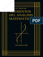 Nikolski. Elementos Del Analisis Matematico 1