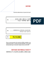 Taller Determinación Precio de Venta