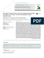 The Impact of Airport Noise As Part of A Strategic Environmental