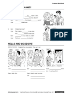 Interchange5thEd IntroLevel Unit01 Grammar Worksheet