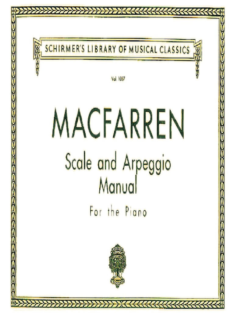 Macfarren Scale and Arpeggio Manual PDF