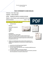 Ciencias 7° año Experimento gases ideales