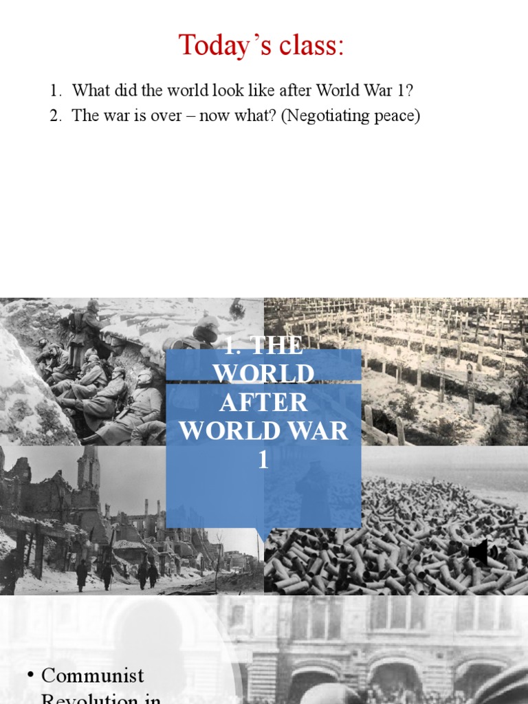 The End of The War and Its Aftermath | PDF | World War I | Europe Travel