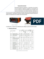 Manual Programación Termostato