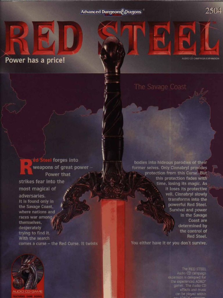 Red Steel Campaign Book (ADandD) PDF Dungeons and Dragons Gary Gygax Games image picture