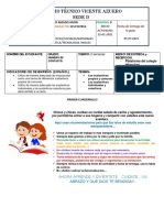 Actividad #2 Grado Tercero-2021