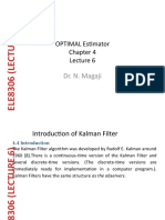 Chapter 4 (Lecture 7 (Kalman Filter - RD) )