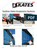 Tautliner Gates Suspension Systems: Simple As Lower and Roll