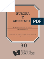 Europa y Amerindia El Indio Americano en Textos Del Siglo XVIII