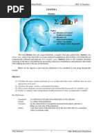 Chapter 4 Statistics