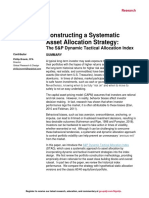 Constructing A Systematic Asset Allocation Strategy:: The S&P Dynamic Tactical Allocation Index