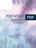 Portafolio Docente 2020-2021