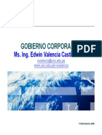 Gobierno Corporativo: Ms. Ing. Edwin Valencia Castillo. CISA
