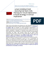 Human Umbilical Cord Mesenchymal Stem Cells Therapy For Insulin Resistance - A Novel Strategy in Clinical Implication