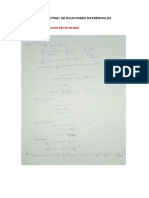 Examen Final de Ecuaciones Diferenciales