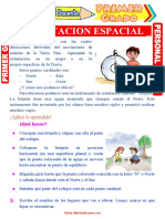 Orientacion Espacial para Primer Grado de Primaria