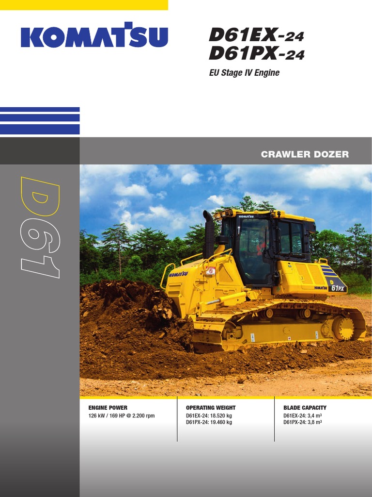 D61EX D61PX: EU Stage IV Engine | PDF | Mechanical Engineering ...