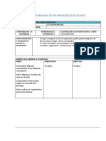 Plantilla de Integración Tic en Procesos Educativos