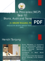 Waqf Core Principles (WCP) Sesi-12:: Sharia, Audit and Transparancy