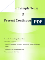 Present Simple Tense & Present Continuous Tense
