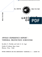 Apollo Experience Report Thermal Protection Subsystem: Nasa TN