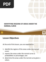 Identifying Regions of Areas Under The Normal Curve