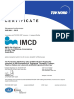 Certificate ISO 9001 English Version