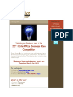 2011 Enterprize Business Idea Competition